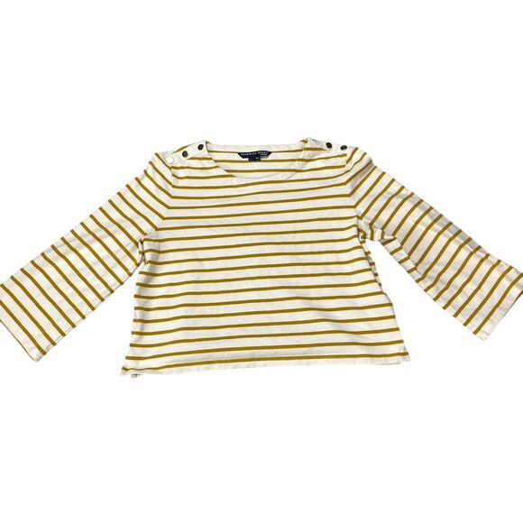 Veronica Beard Jeans Hovey Striped Top Long Sleeve Women’s X- Large - Picture 11 of 15